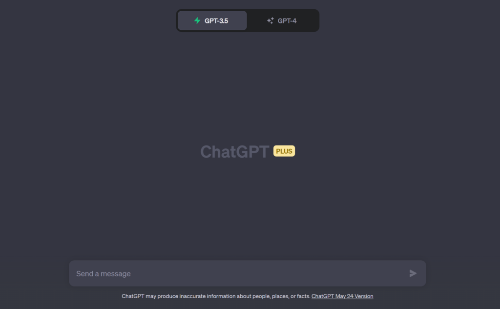 Screenshot of User-Friendly ChatGPT Demo Interface